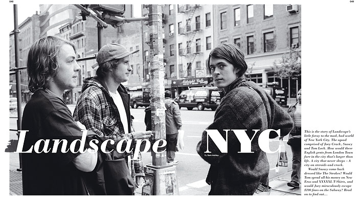 Landscape in NYC, Document Magazine